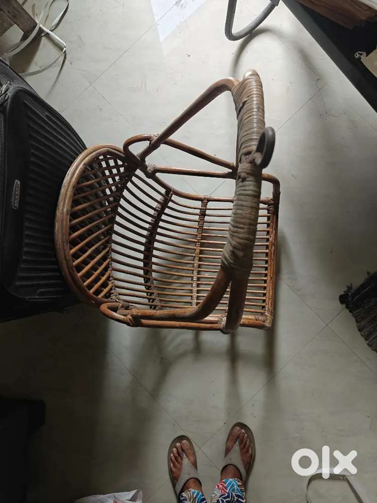 Wooden bamboo swing
