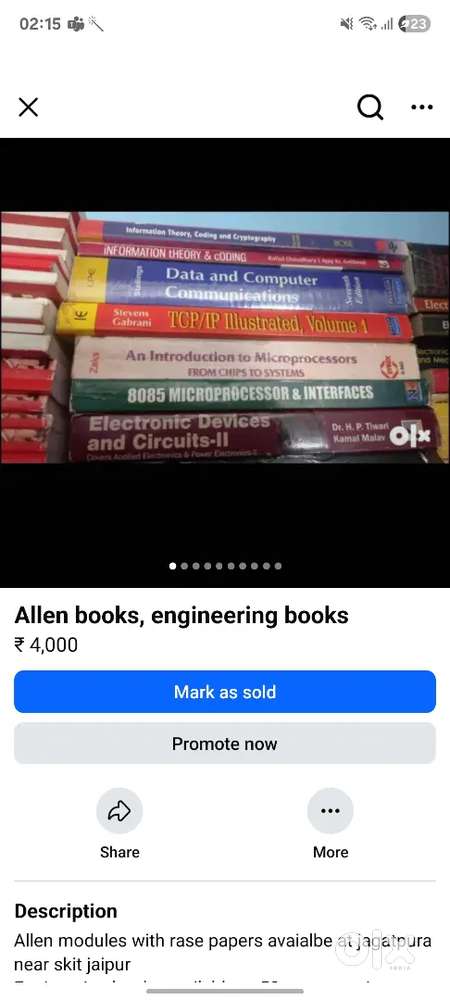 Engineering and jee books