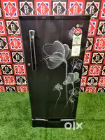 £~` LG Intelcool black flower in excellent cooling system with door de