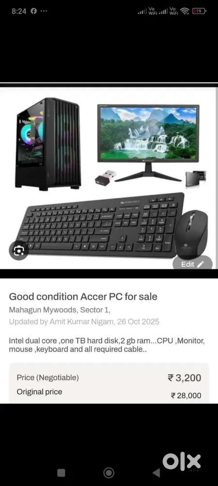 Good condition Accer PC