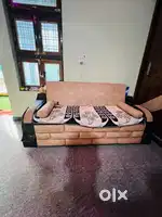 Folding sofa and bad