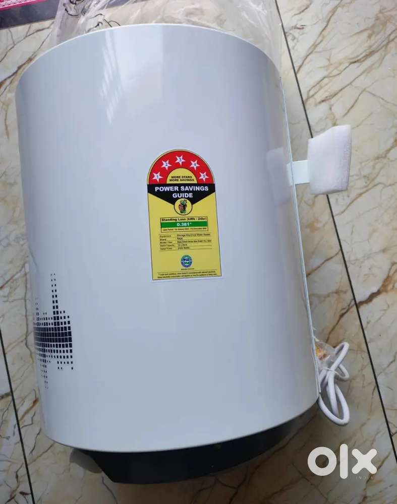 Just 2 days use 5 star water heater Bajaj brand 15 l