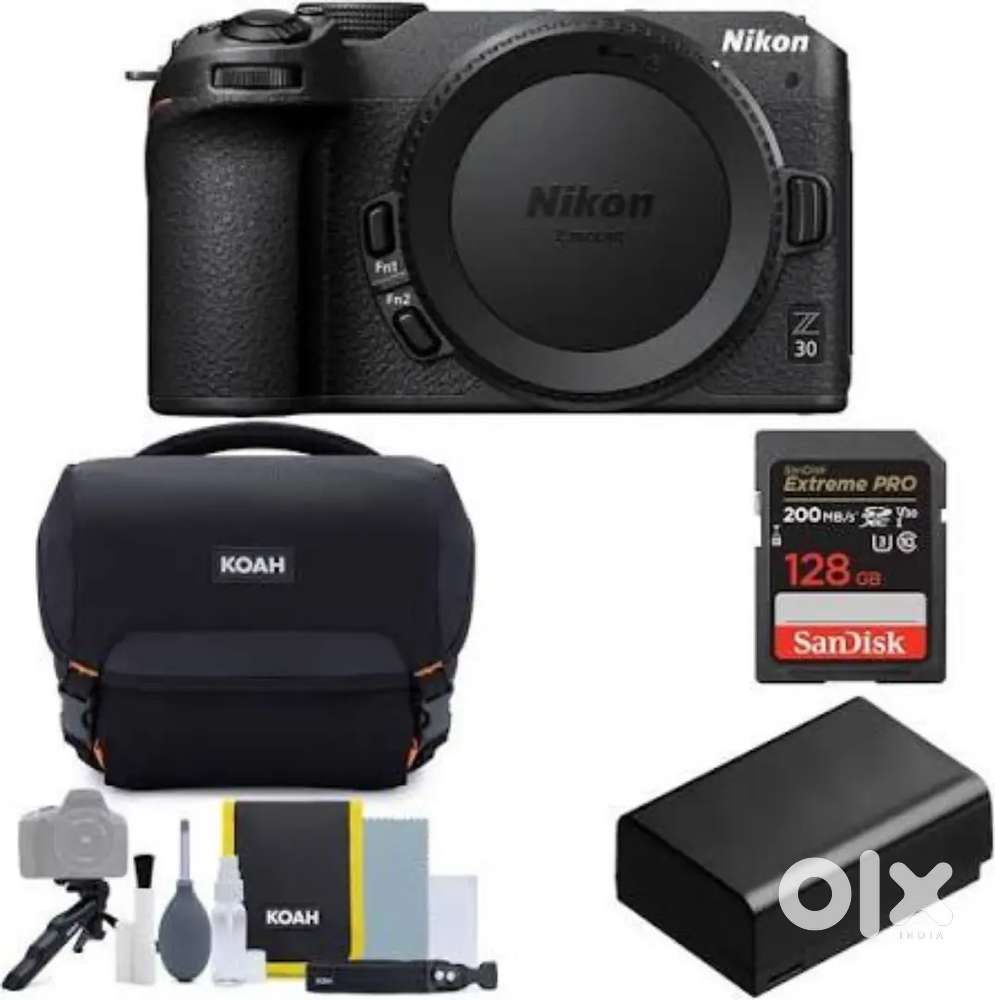Nikon z30 with kit lens fully new condition with all accessories