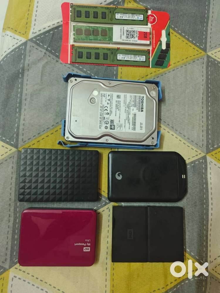 Portable Hard disk ram and cpu monitor