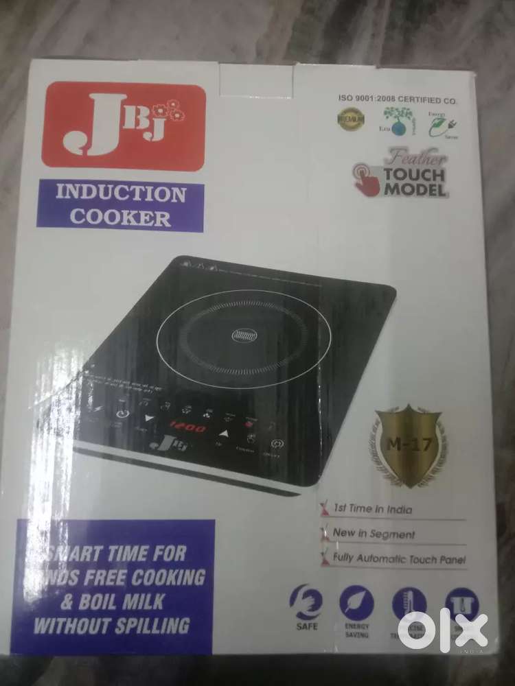 JBJ induction cooker model m17 only 1 day old