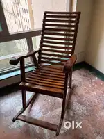 Classic Wooden Rocking Chair – Handcrafted & Durable