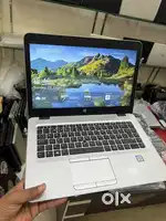 Hp का i5 Laptop not used with bill bag mouse // silver slim