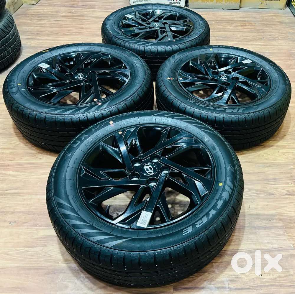 17 inch Creta night edition wheels and jk Tyres new condition