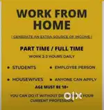 Work from home for students, housewife & jobperson