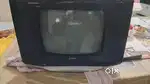 Television with wall stand