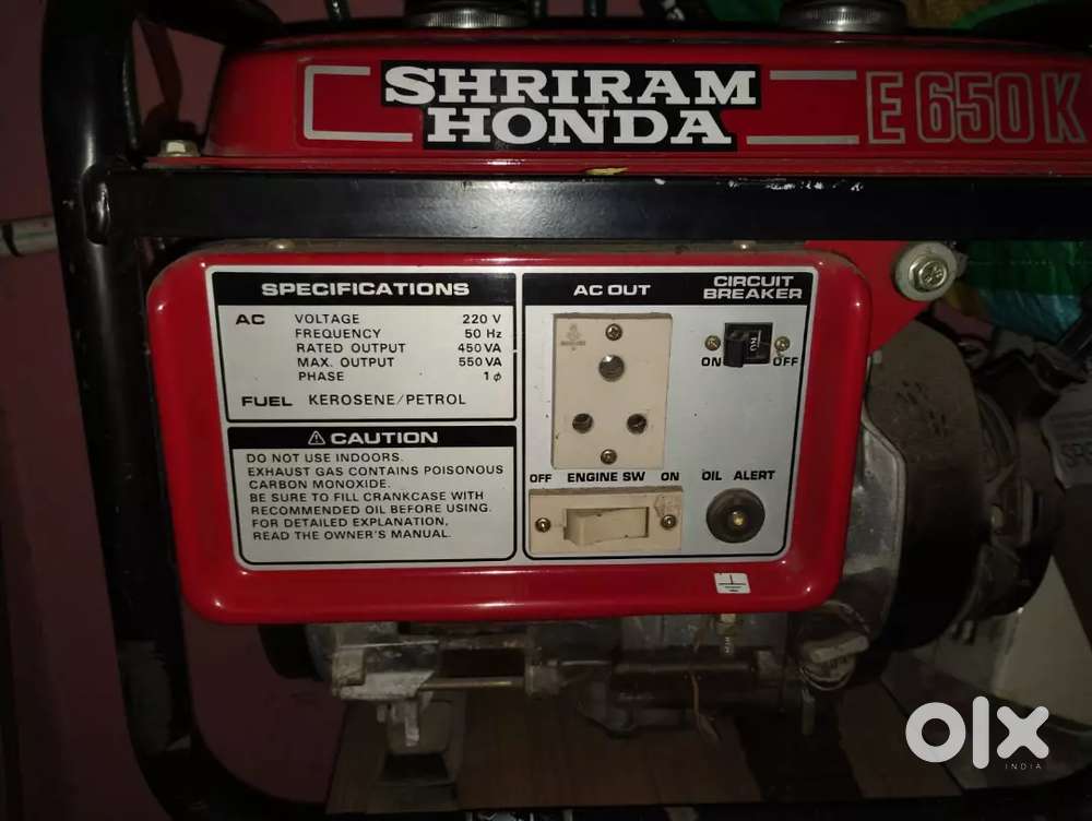Generator in mint condition for sale