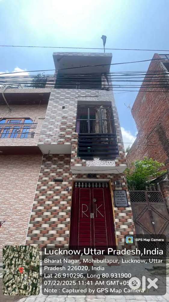 Semil furnished house for rent.