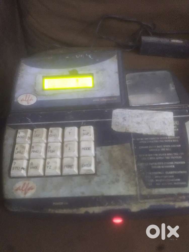 Billing machine for shop