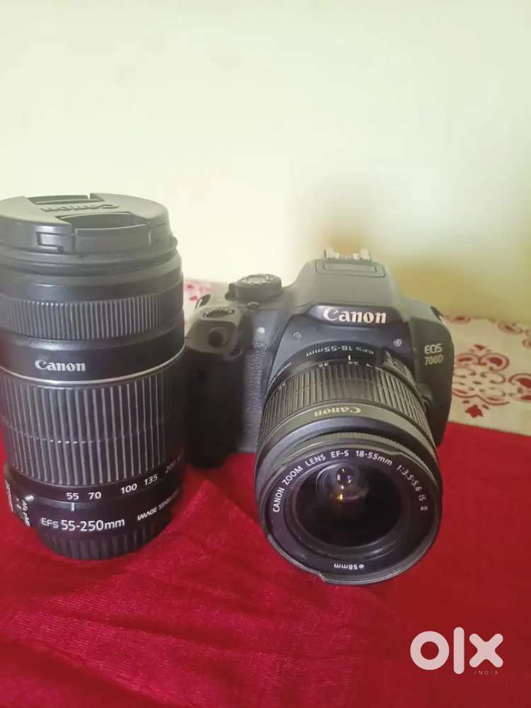 Cannon 700d with 3 lens
