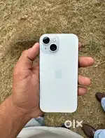 iPhone 15 sky blue colour 256 gb with bill box