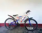 Hero Octane 26t Sioux 21 Speed Adult Cycle - White & Blue