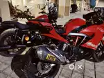 Beautifully maintained Red bike
