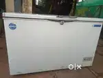 Blue Star deep freezer double door fridge accident condition v