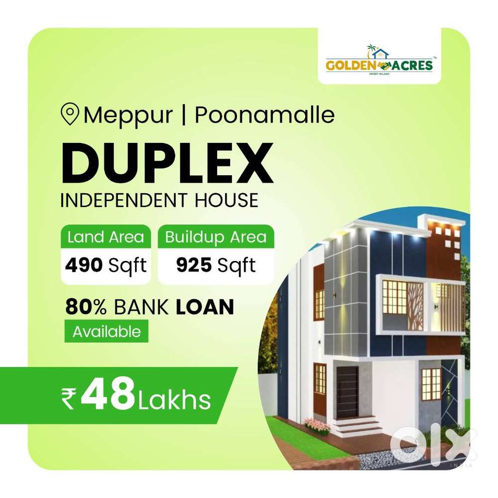 Duplex House for sale in Poonamallee