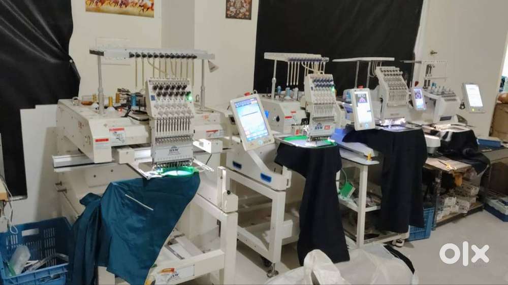 Embroidery machine single multi needle