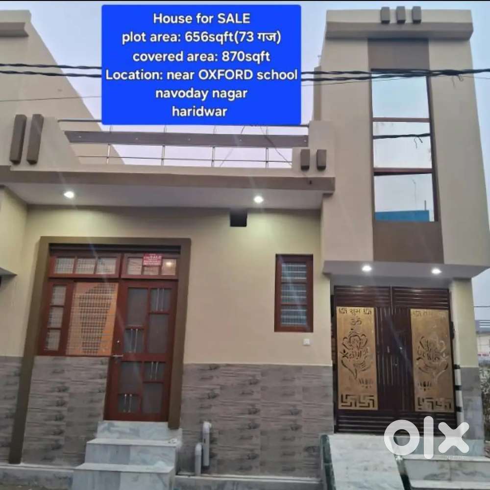 NEW HOUSE NEAR OXFORD SCHOOL 3 BHK NAVODAY NAGAR HARIDWAR