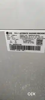 Lg 7kg top load 1 year old