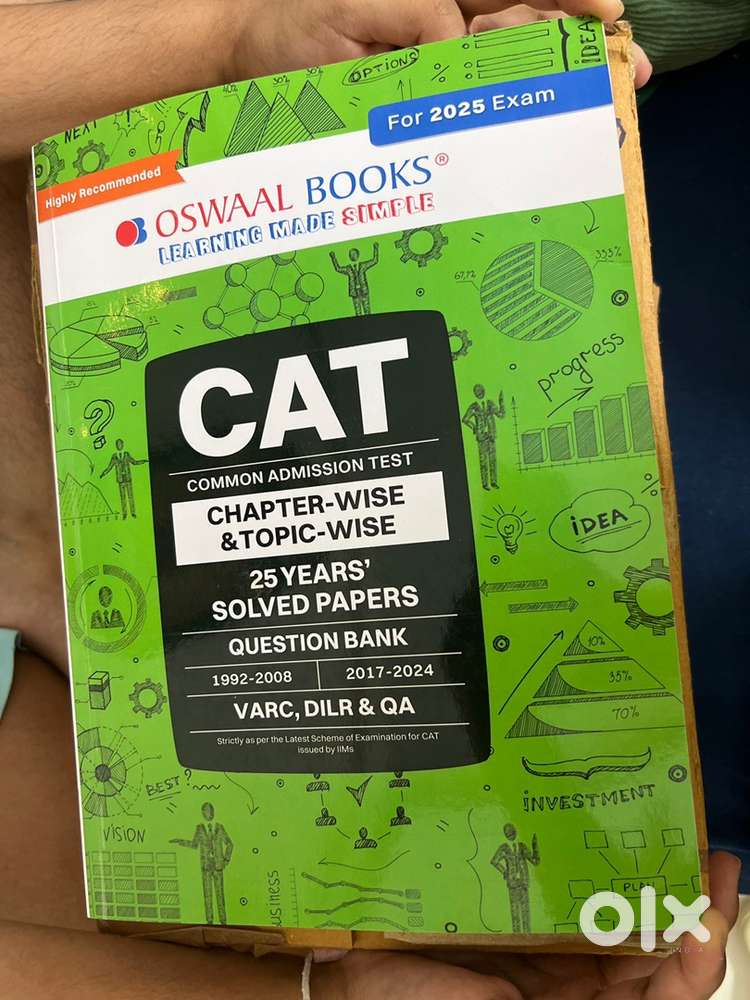 CAT OSWAAL CHAPTERWISE AND TOPIC WISE 25 years solved papers