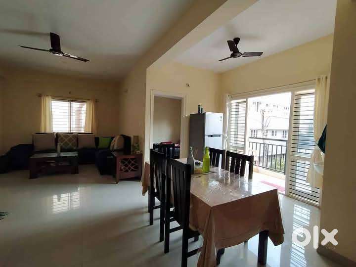 2.5 BHK semi furnished apartment available for rent from 1st February