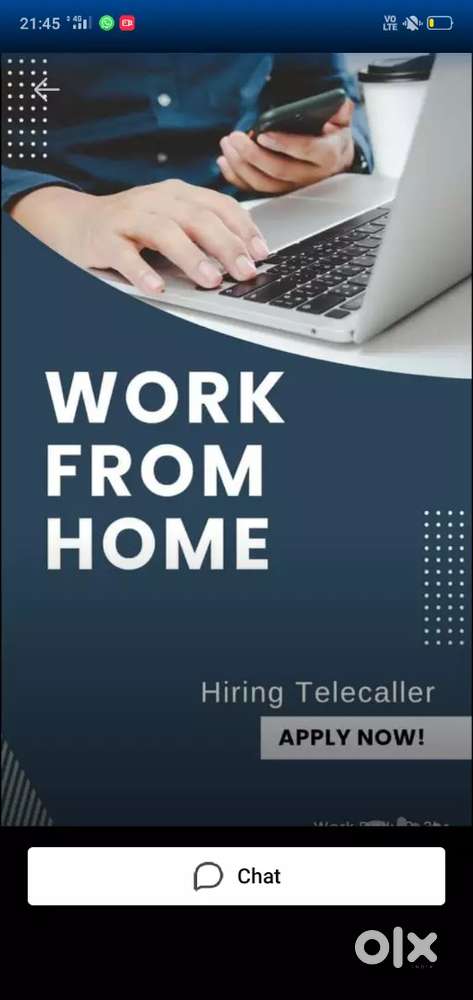Tellecalling work from home