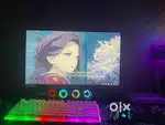 With ant esports keyboard mouse and zebronics monitor and speaker