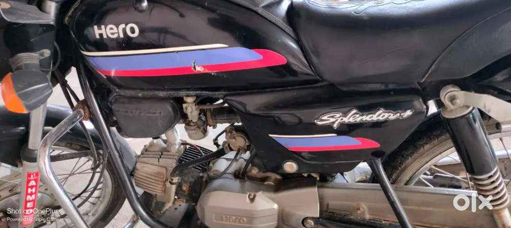 Old stickering single hand bike