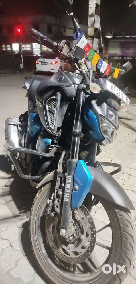 FZS Fi V3 ( 2019 model) Grey & Cyan Color, single owner