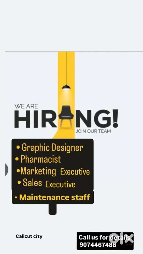 Graphic designer,pharmacist,marketing executive,,maintenance staff