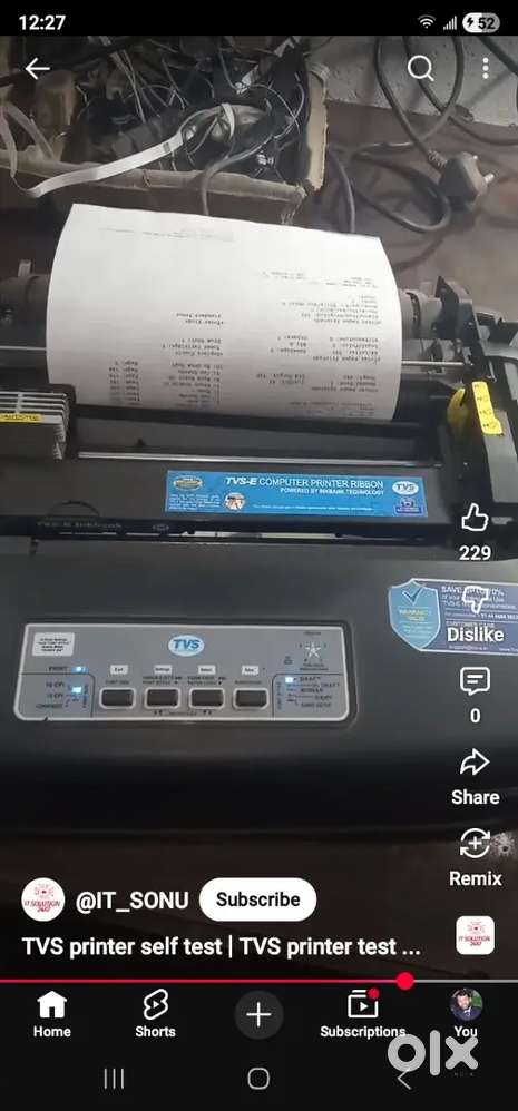 Msp tvs dot matrix printers 2