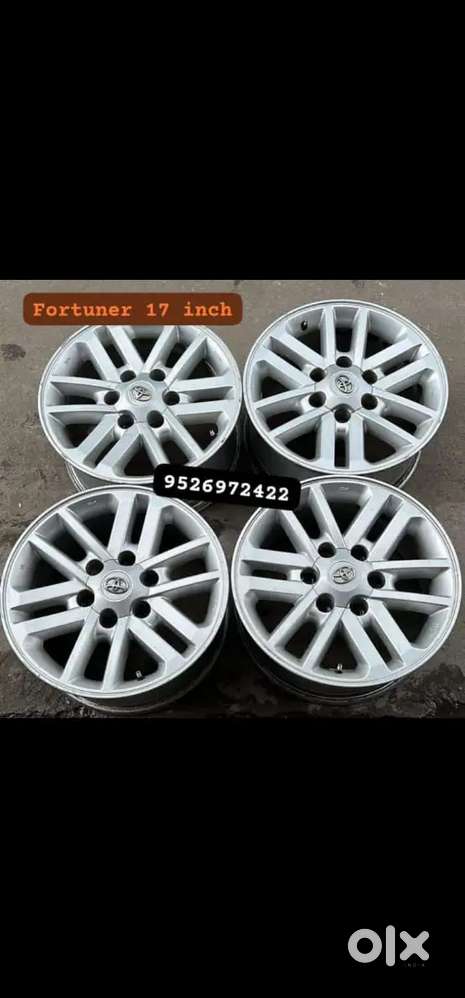 Toyota Fortuner Alloys 17 inch
