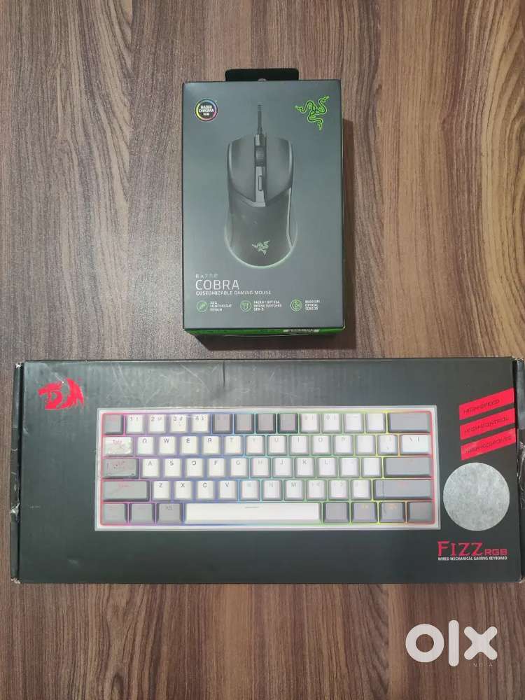 Gaming mouse and keyboard