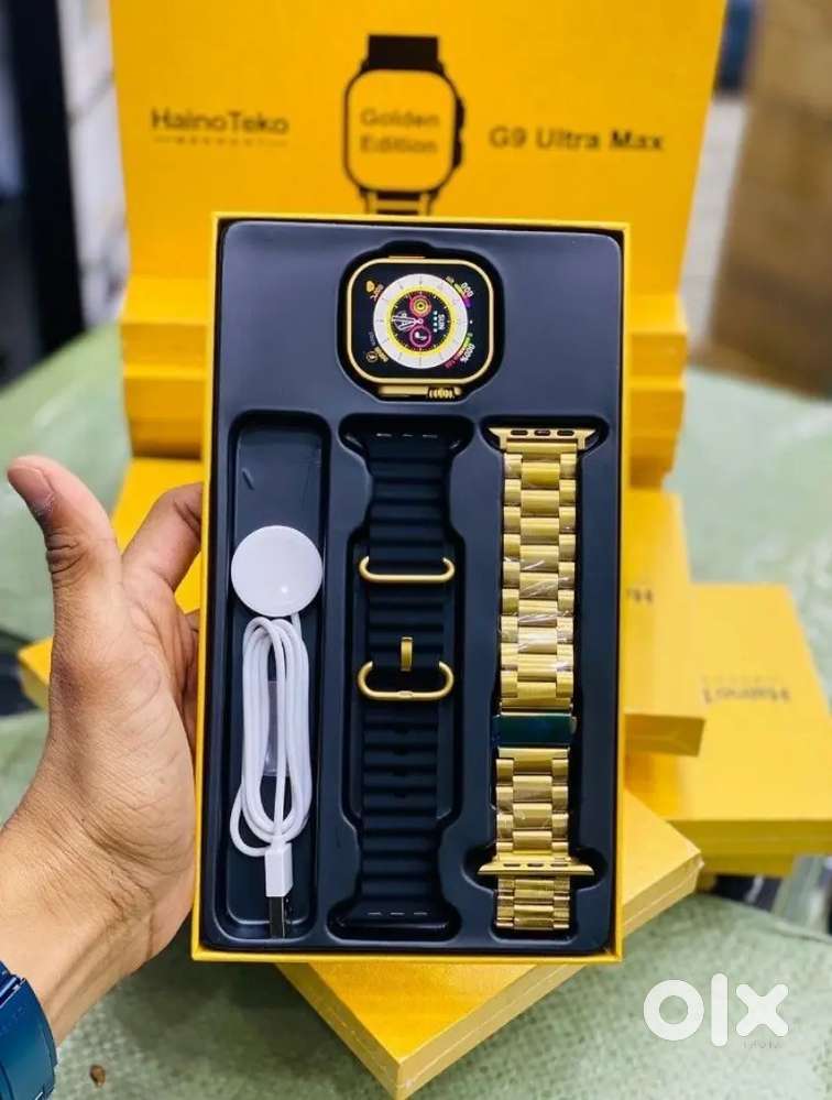 7 in 1 Combo Ultra Smart Watch with Airpods For Men,