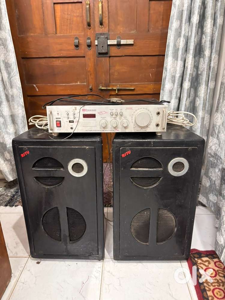 Powerful RITU Speakers with Amplifier – Great Sound Quality!