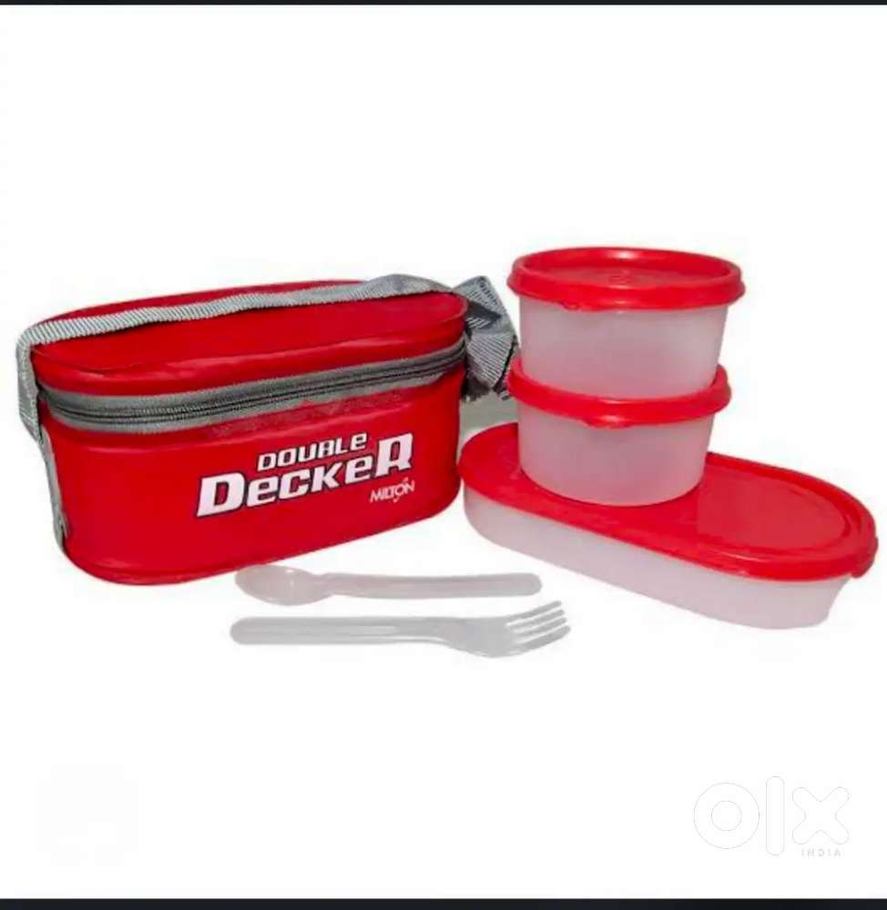 Milton lunch box,double decker lunch box, Milton double decker