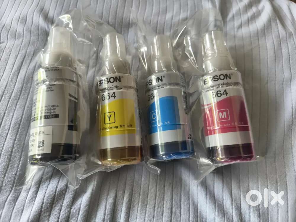 Epson Genuine 664 Ink Bottles – Unused, Sealed, Long Expiry (2028)