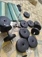Gym Equipements 30 kgs weight with rod