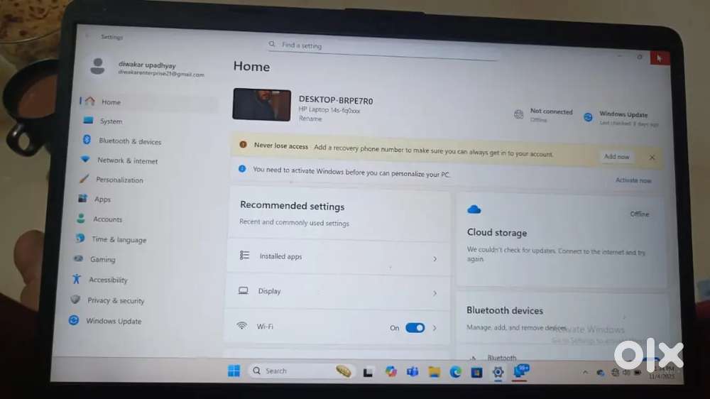 Hp laptop 14s-fq0xxx
