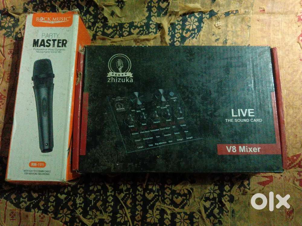 I want to Sale My sound card & Microphone