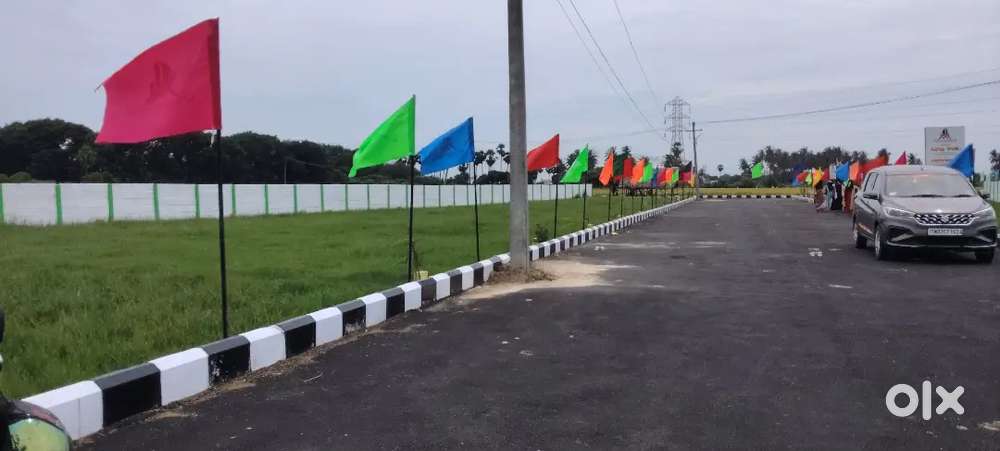 Corner plots for sale East facing @karanodai janapanchatram Highway
