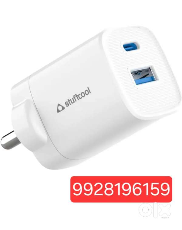 25 w mobile charger stuffcool 25w type A + type C Dual port
