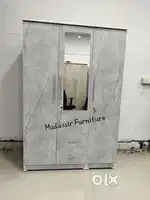 3 Door Wardrobe Grey Marble Colour 4x6 – Factory Price