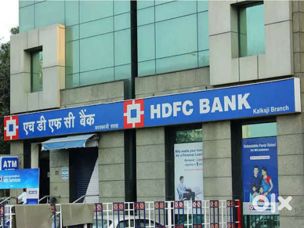 HIRING STAFF FOR HDFC BANK (BACK OFFICE/ DATA ENTRY PROFILE) !!