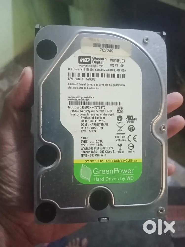 1Tb WD Desktop Harddisk