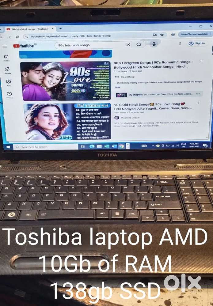 Toshiba laptop Amd