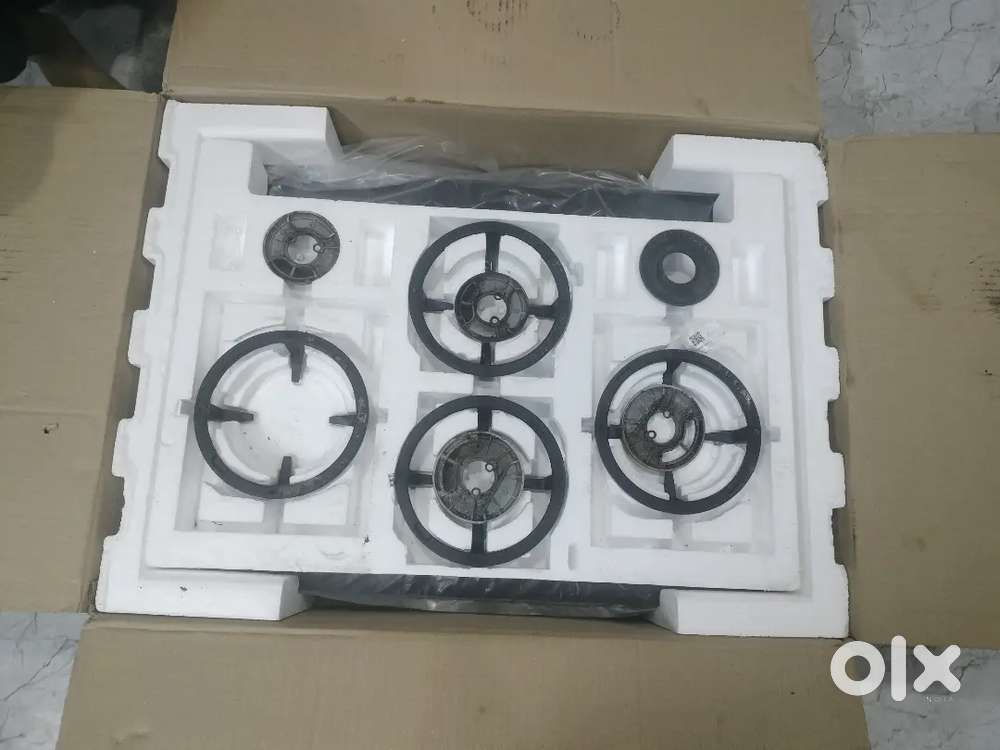 Whirlpool glass gas chula 4 gas point with electric start